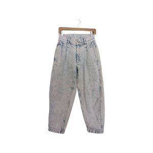 PINK ACID DENIM JEANS